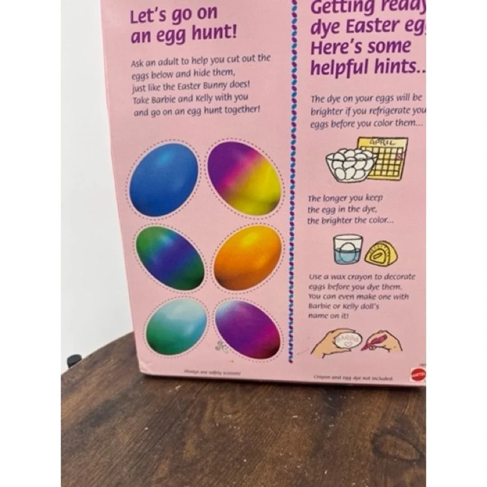 Vintage 1997 Barbie and Kelly Easter Egg Hunt Gift Set Special Edition Mattel